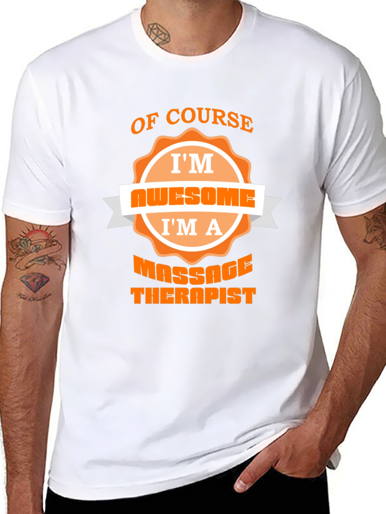 Massage Therapist Awesome Graphic Tee