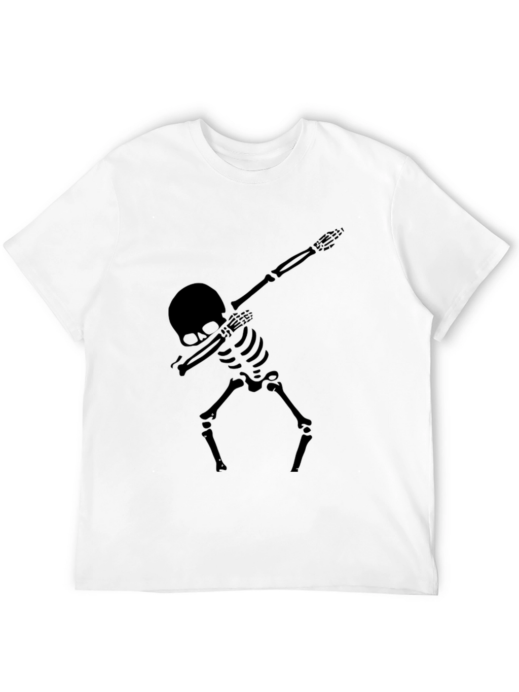 Skeleton Dab Graphic T-Shirt - Black