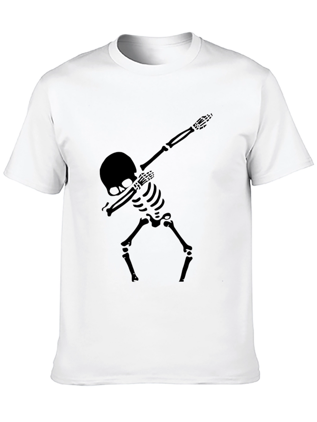 Skeleton Dab Graphic T-Shirt - Black
