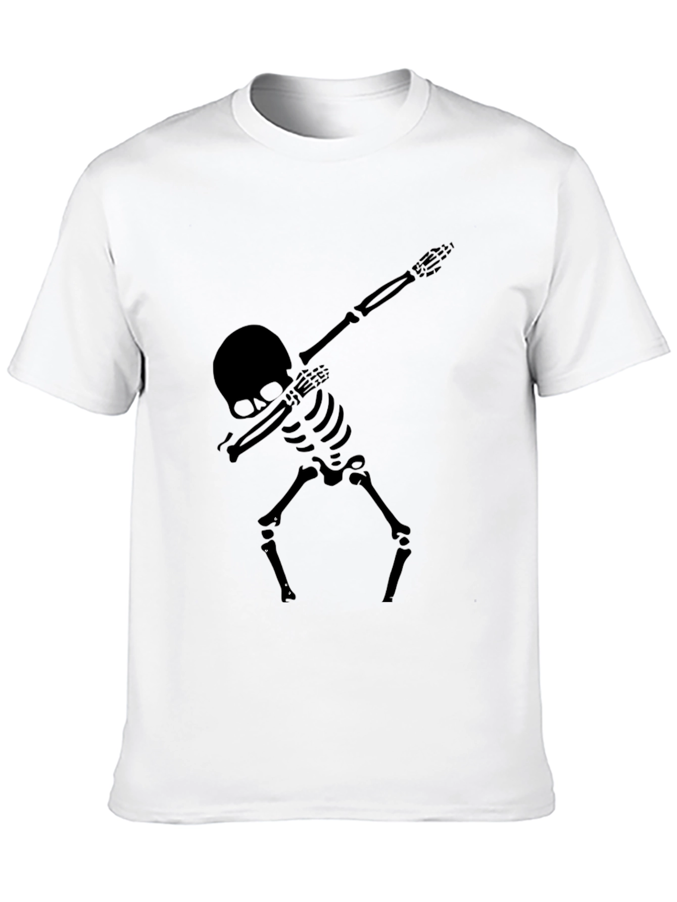 Skeleton Dab Graphic T-Shirt - Black