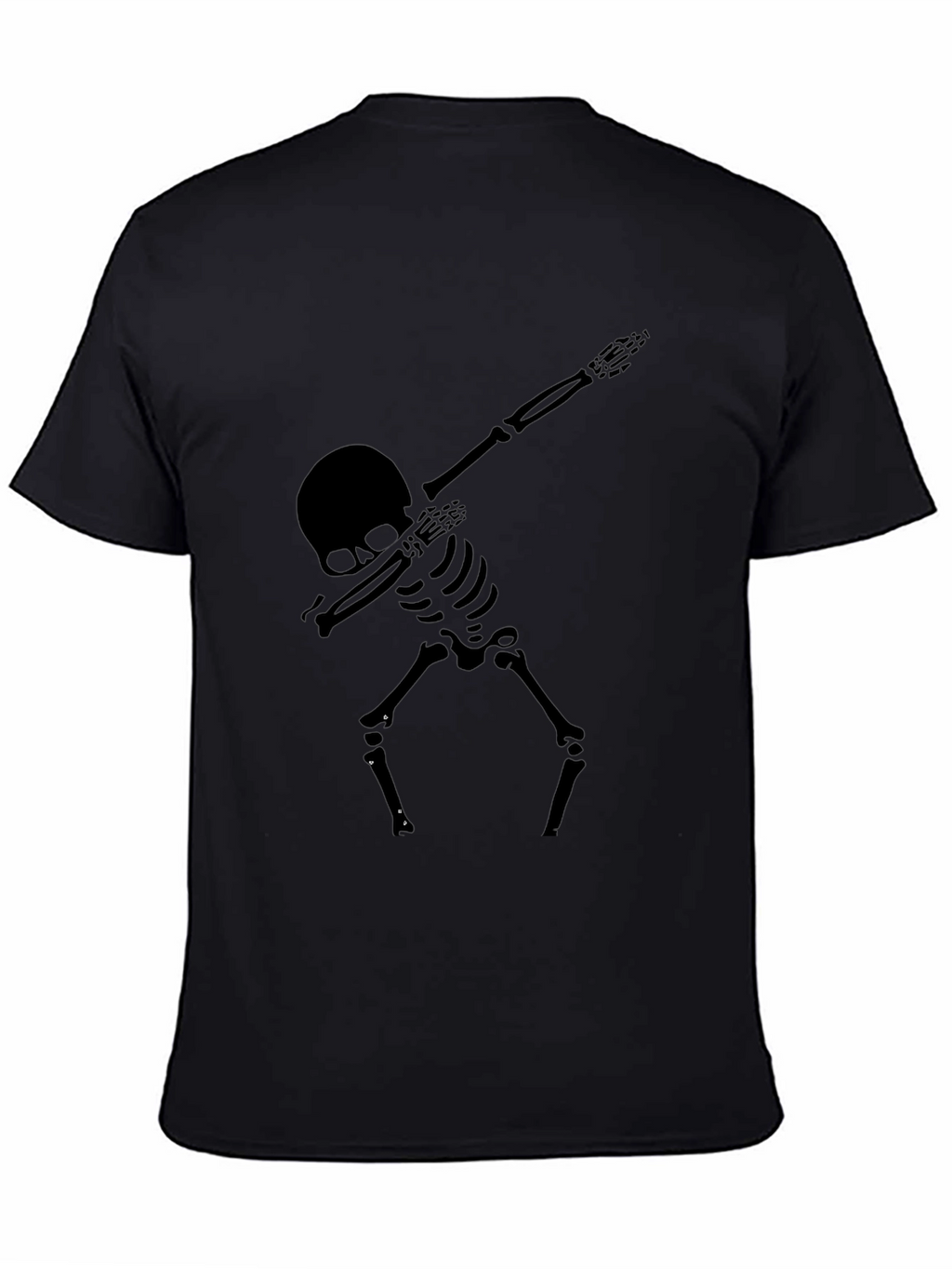 Skeleton Dab Graphic T-Shirt - Black