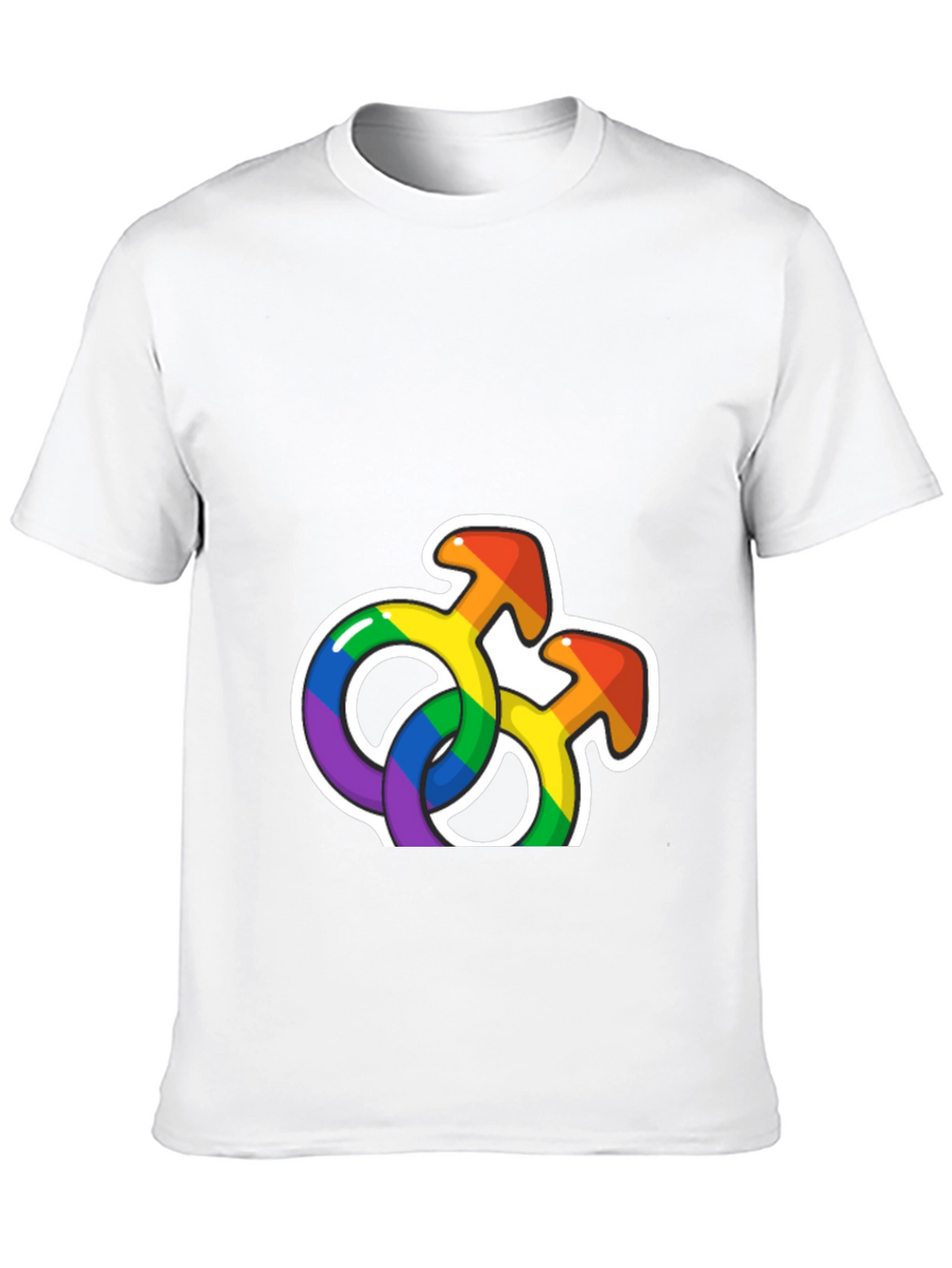 Rainbow Pride Symbols Graphic T-Shirt