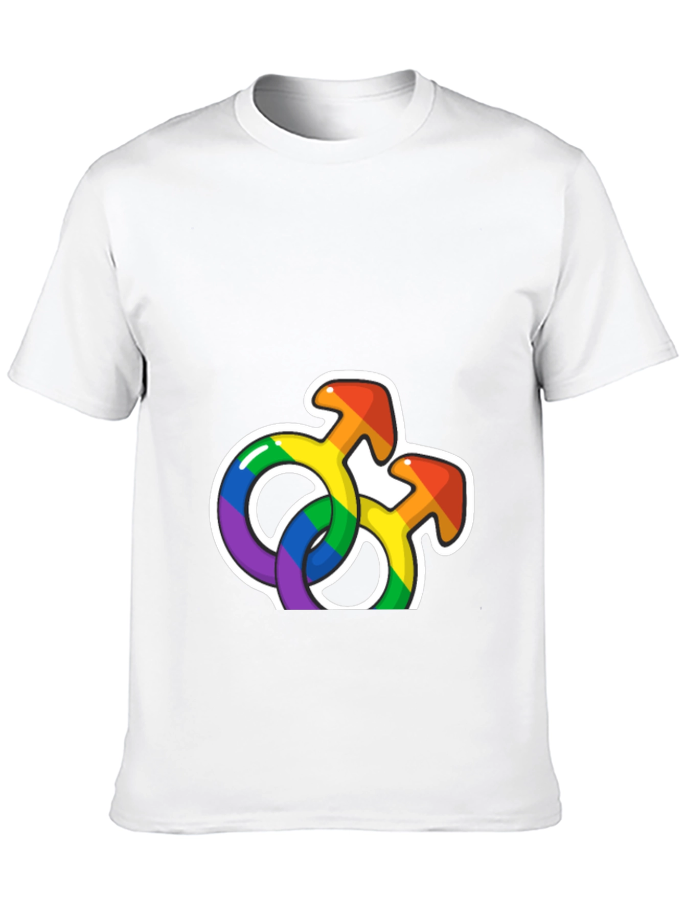 Rainbow Pride Symbols Graphic T-Shirt
