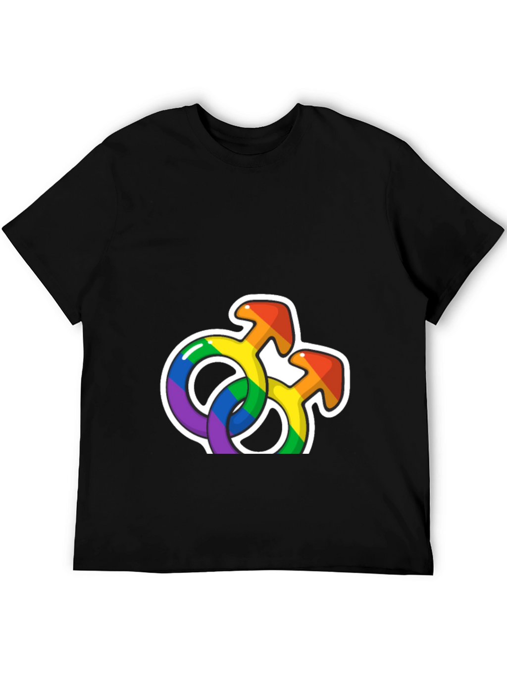Rainbow Pride Symbols Graphic T-Shirt