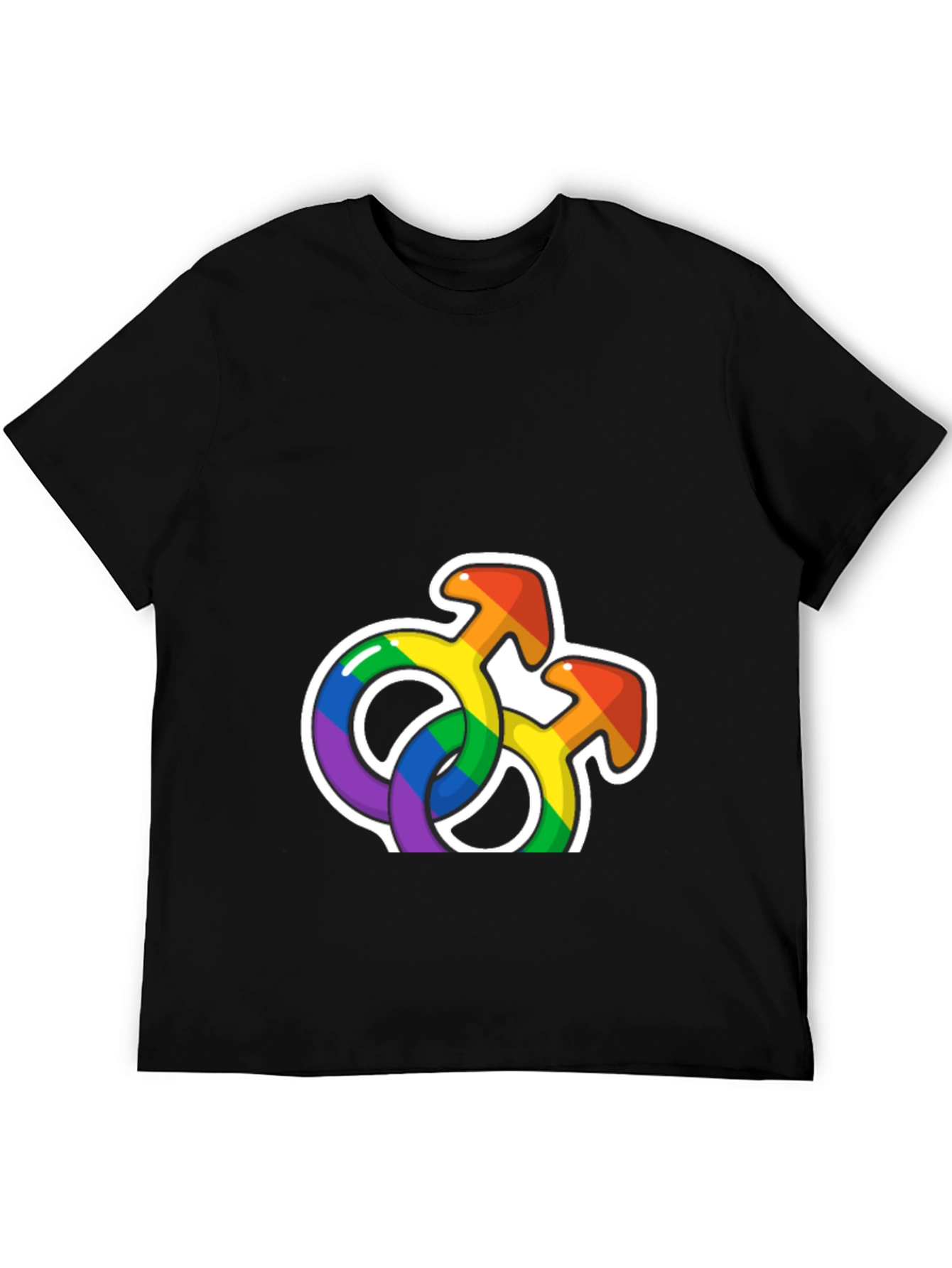 Rainbow Pride Symbols Graphic T-Shirt