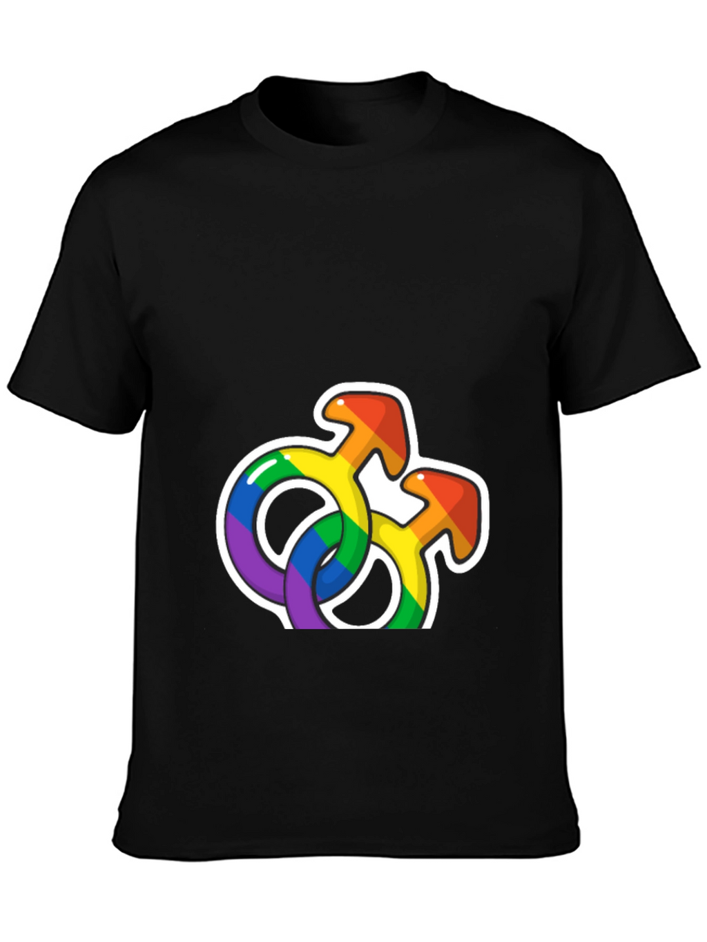 Rainbow Pride Symbols Graphic T-Shirt