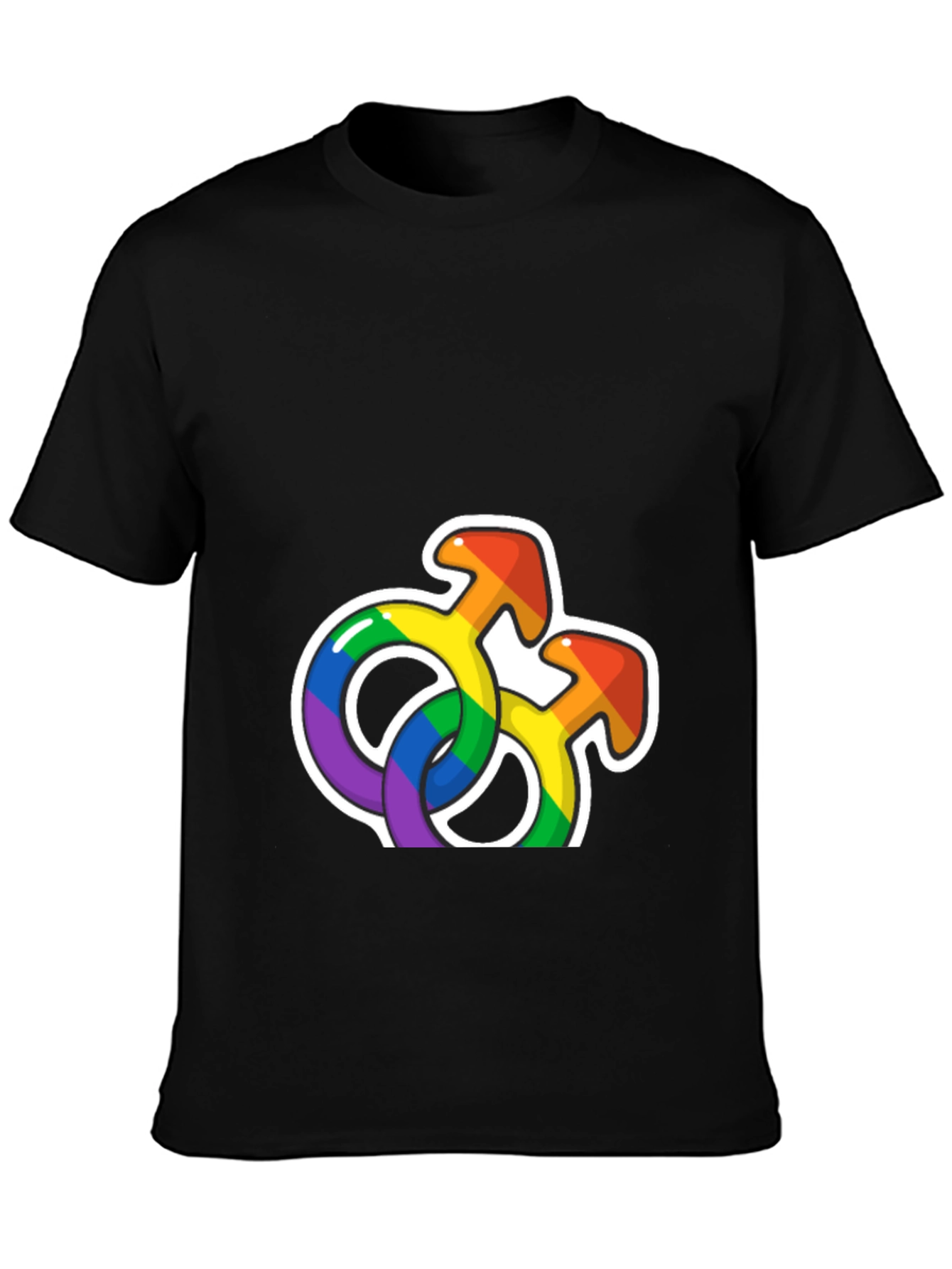 Rainbow Pride Symbols Graphic T-Shirt