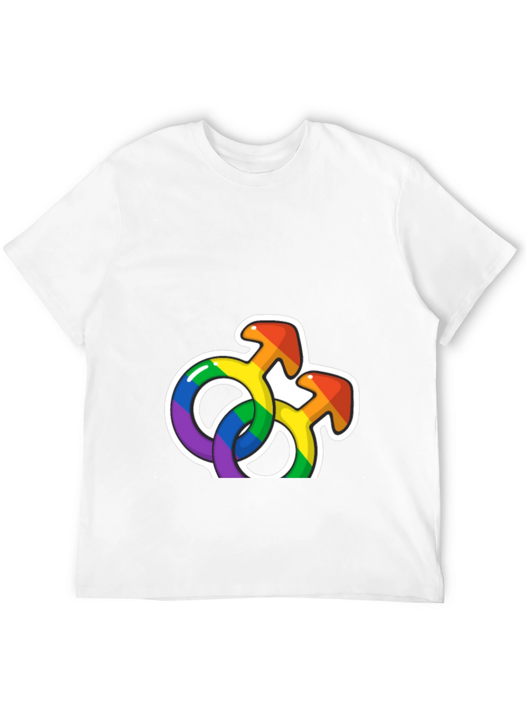 Rainbow Pride Symbols Graphic T-Shirt