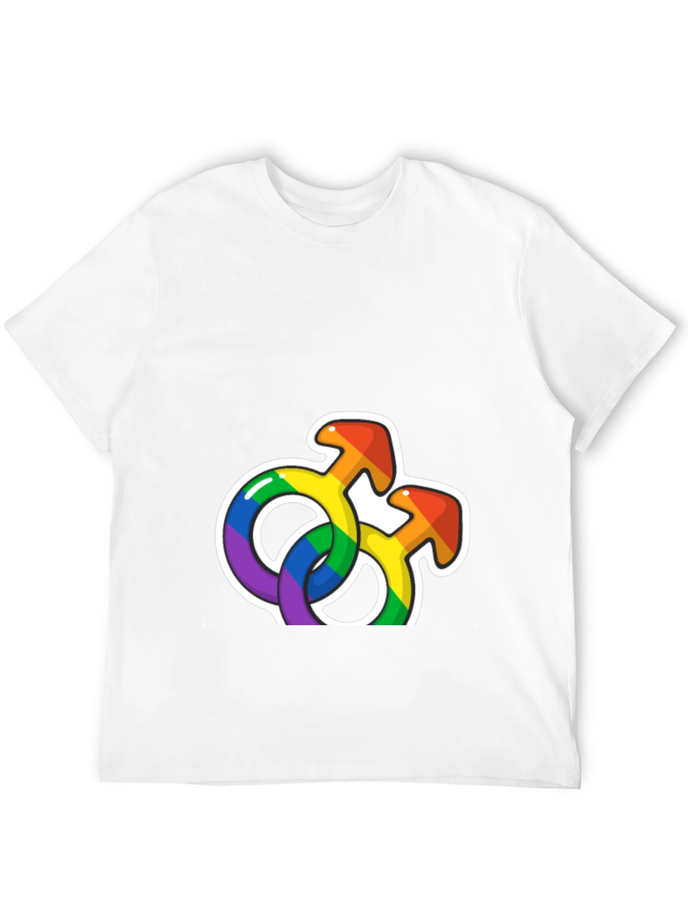 Rainbow Pride Symbols Graphic T-Shirt