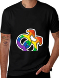 Rainbow Pride Symbols Graphic T-Shirt