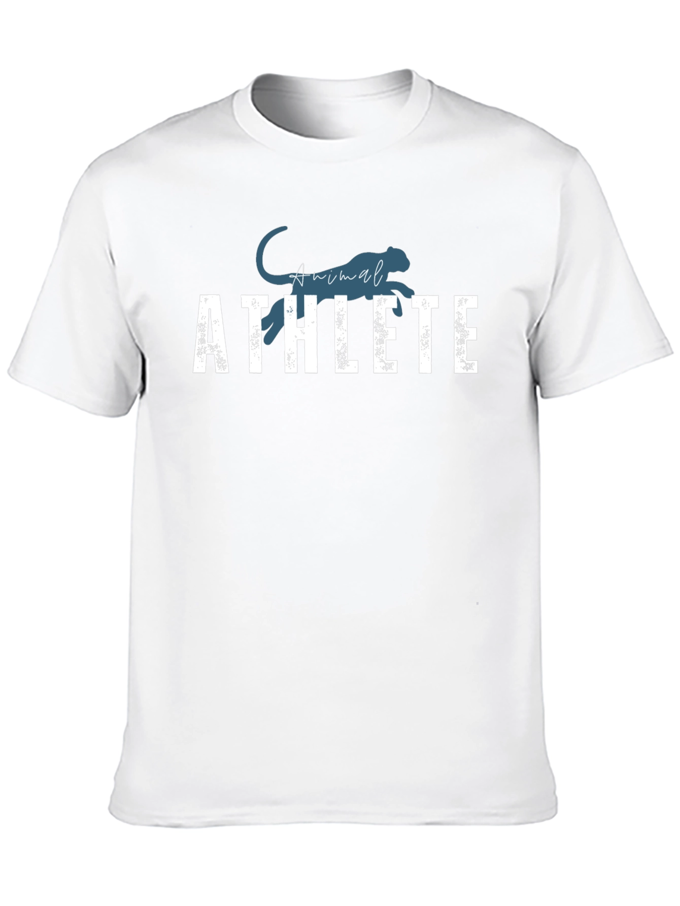 Animal Athlete Black Graphic T-Shirt