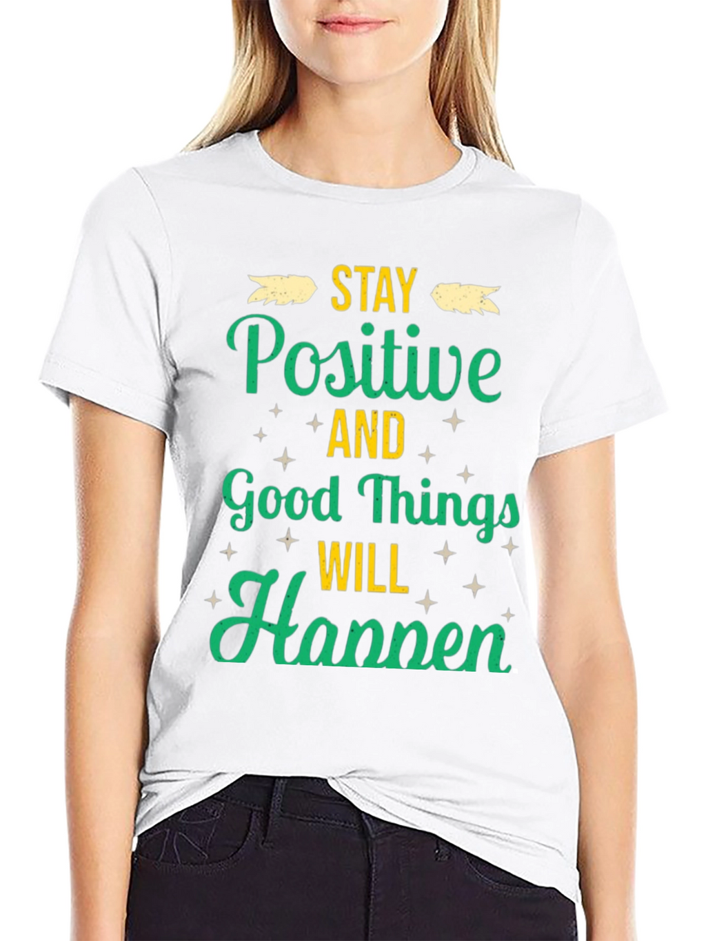 Stay Positive T-Shirt - Good Vibes Only!