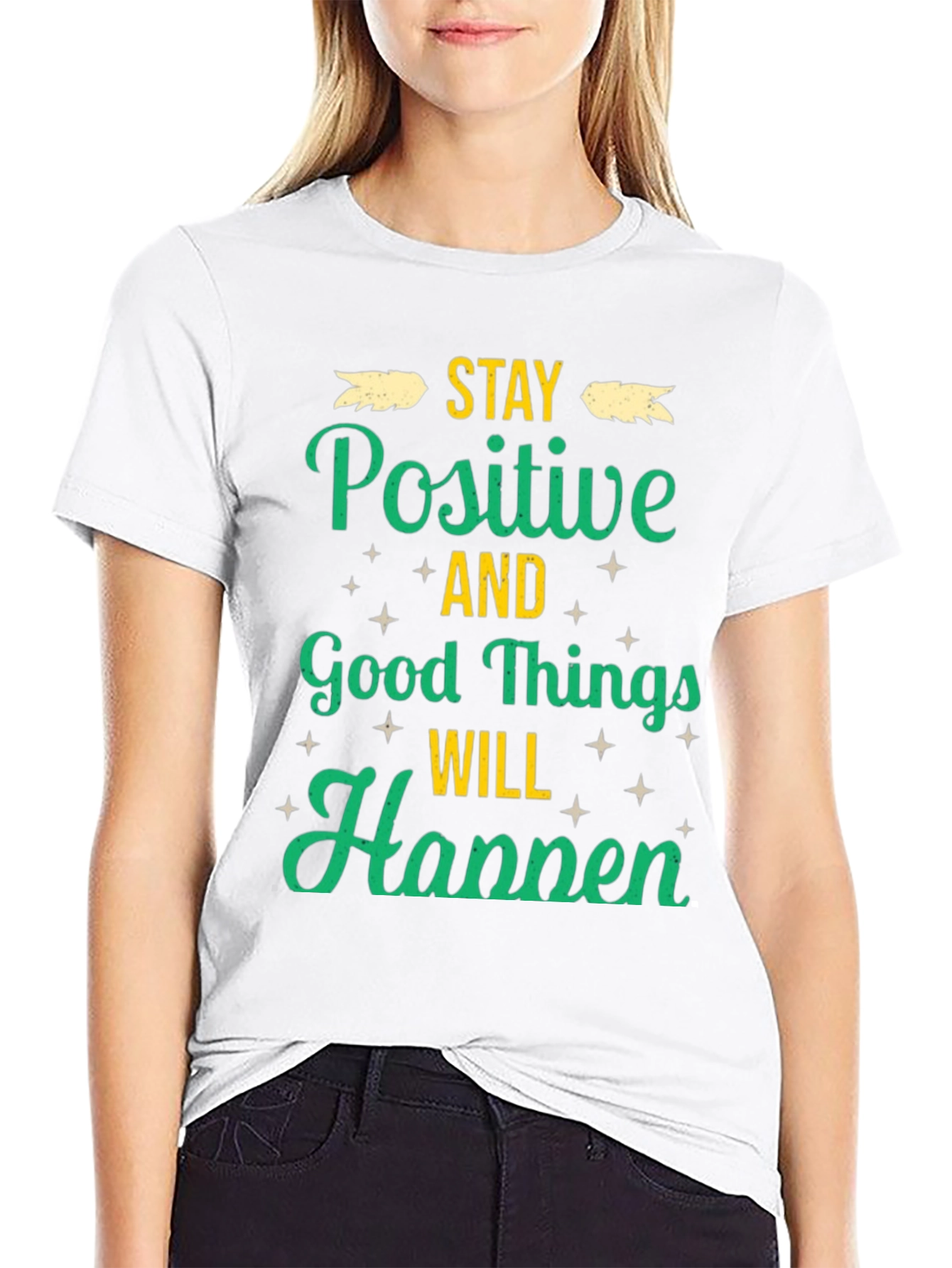 Stay Positive T-Shirt - Good Vibes Only!