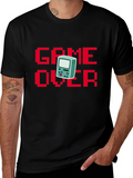 Game Over Pixel Art T-Shirt - Retro Gaming Style