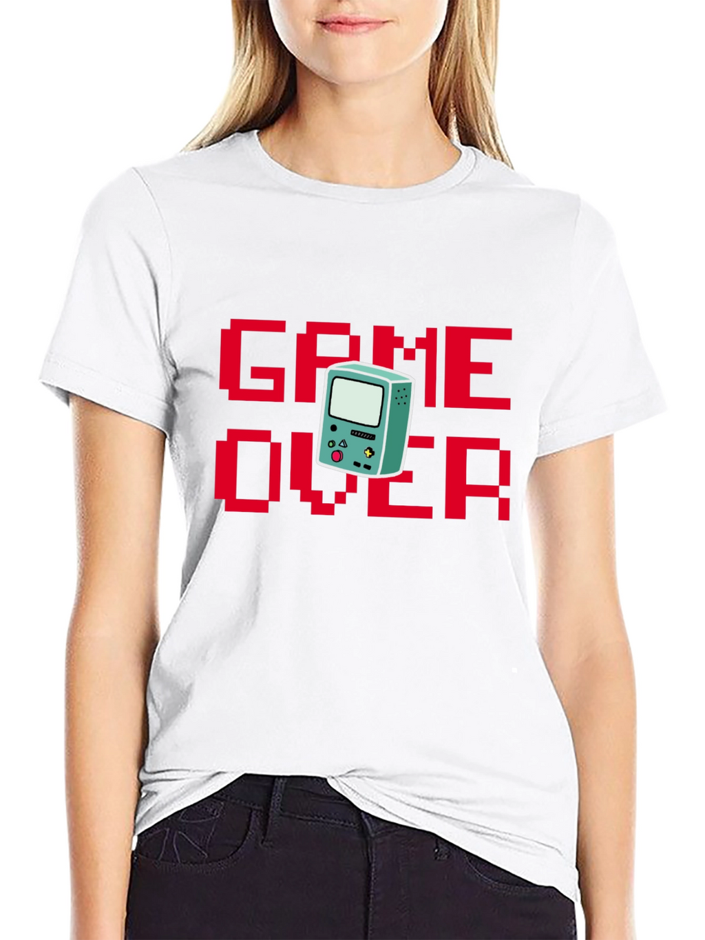 Game Over Pixel Art T-Shirt - Retro Gaming Style