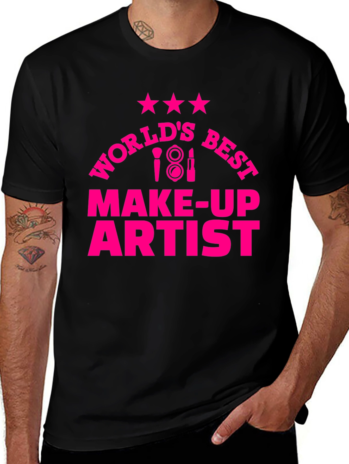Worlds Best Make-Up Artist Graphic T-Shirt