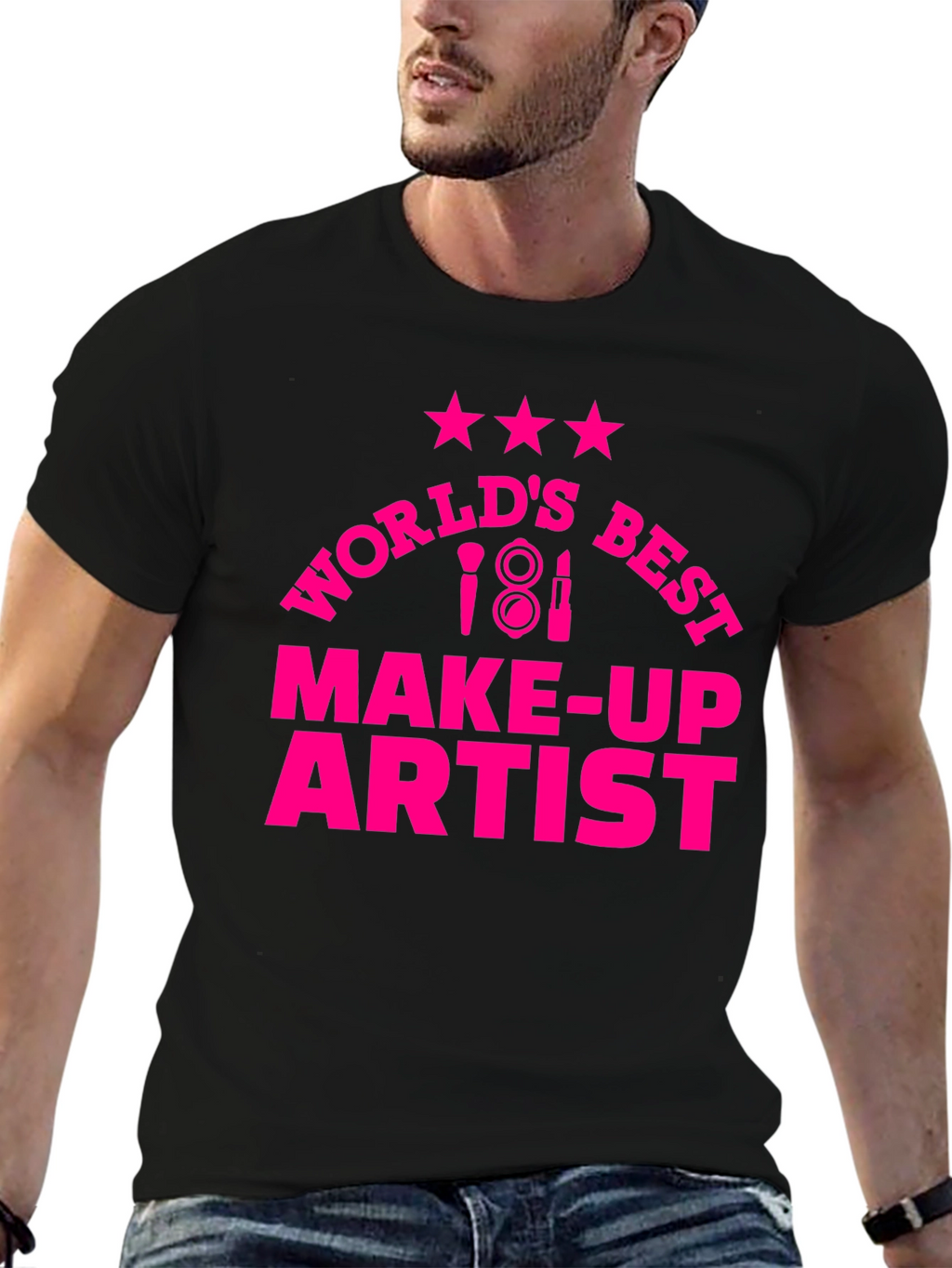 Worlds Best Make-Up Artist Graphic T-Shirt