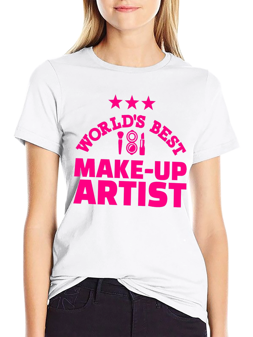 Worlds Best Make-Up Artist Graphic T-Shirt