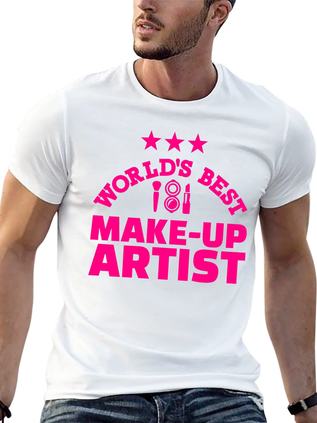 Worlds Best Make-Up Artist Graphic T-Shirt