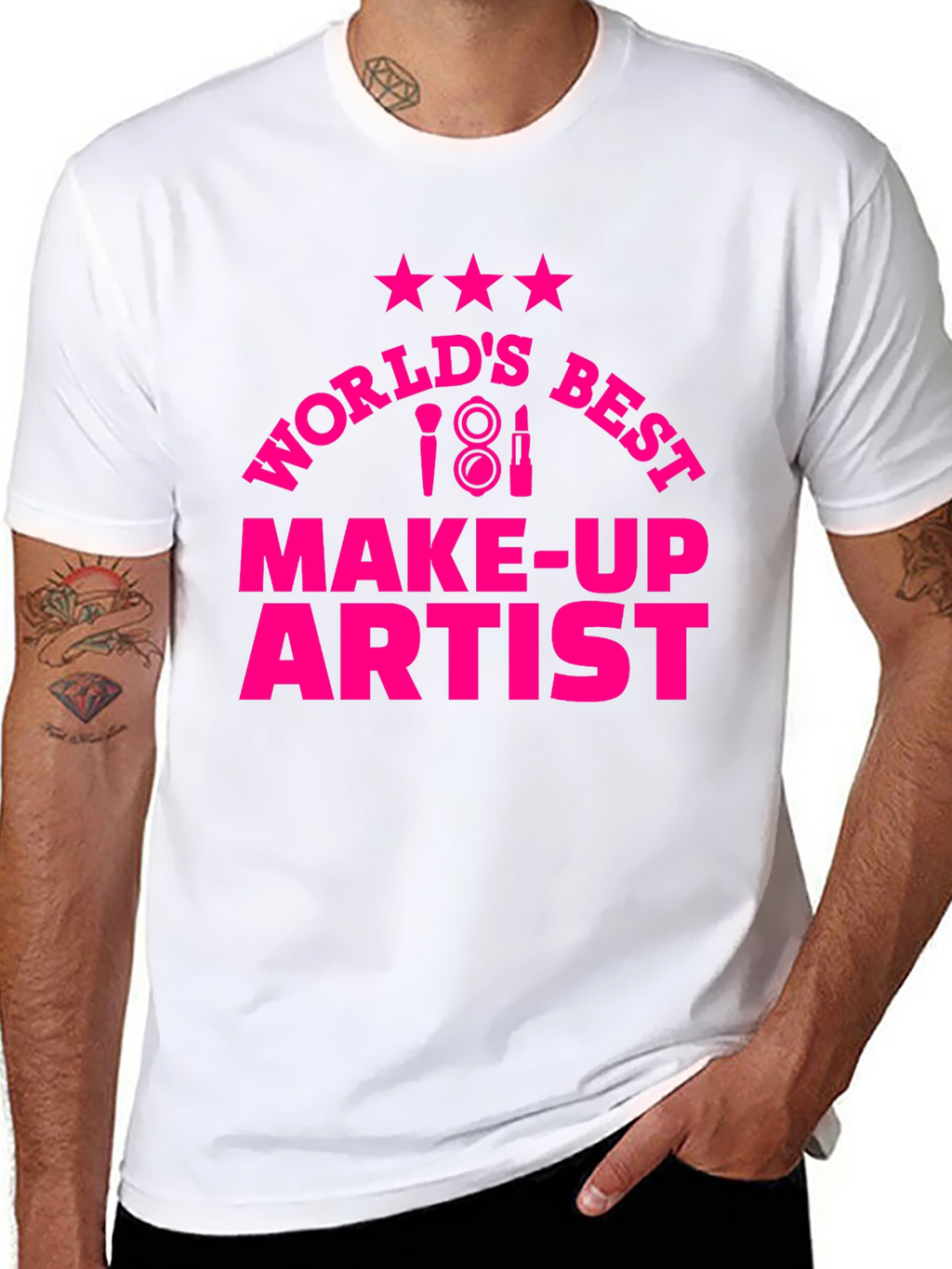 Worlds Best Make-Up Artist Graphic T-Shirt