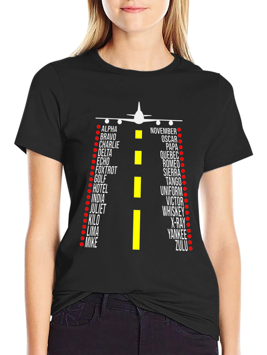 Aviation Alphabet T-Shirt - Pilot Design