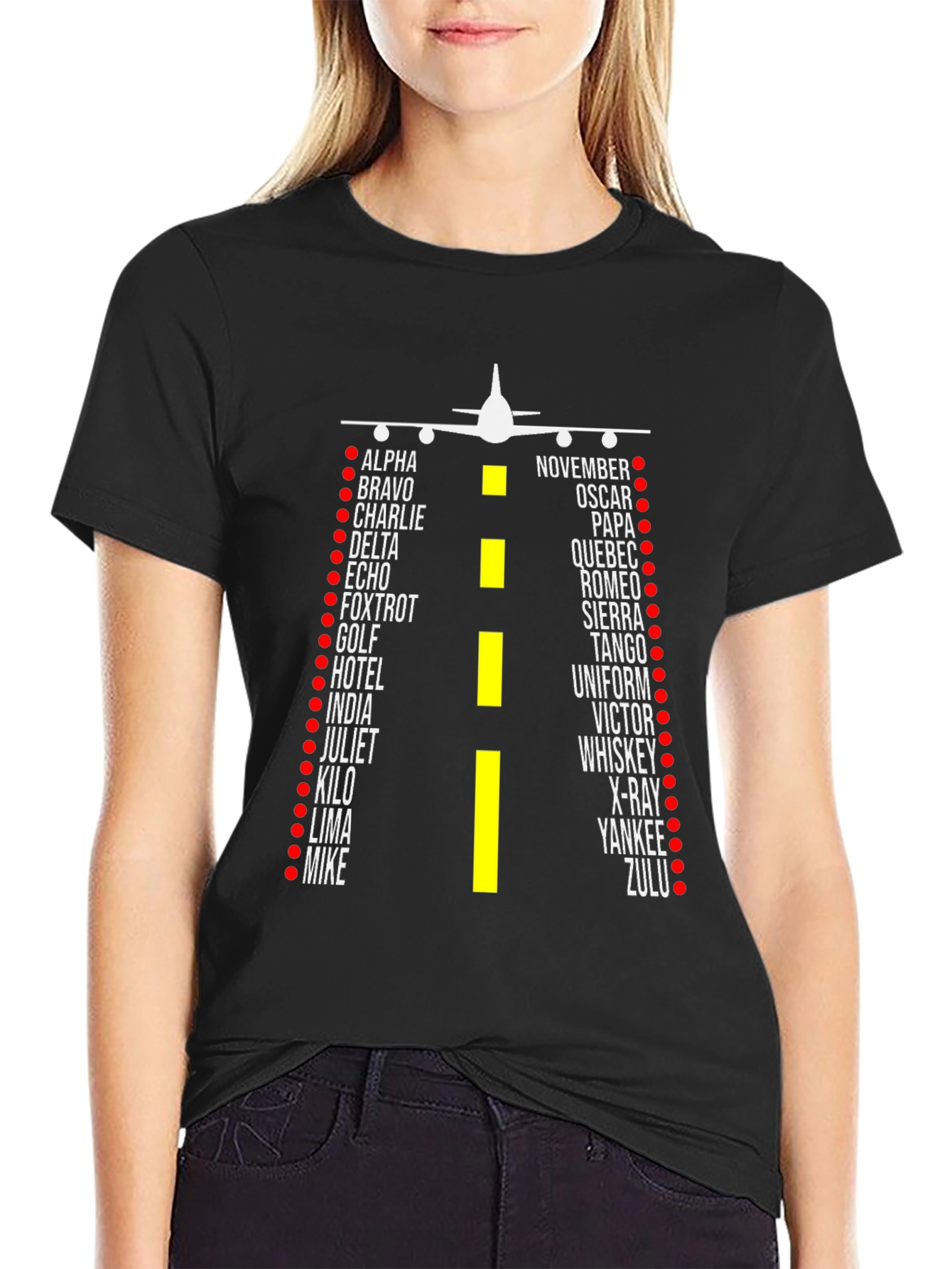 Aviation Alphabet T-Shirt - Pilot Design