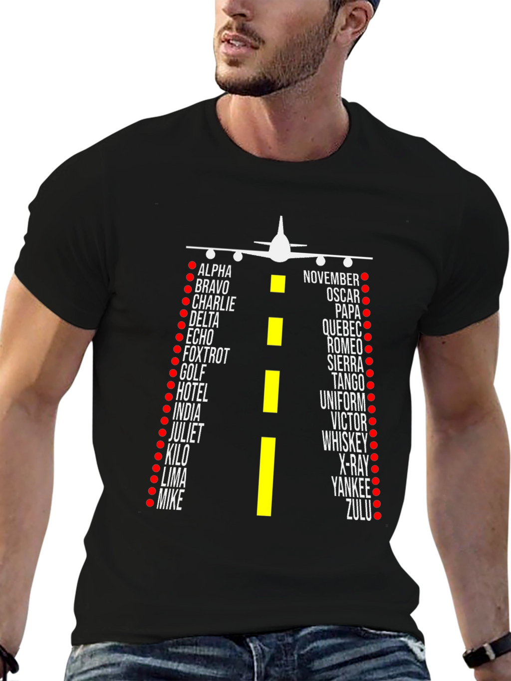 Aviation Alphabet T-Shirt - Pilot Design