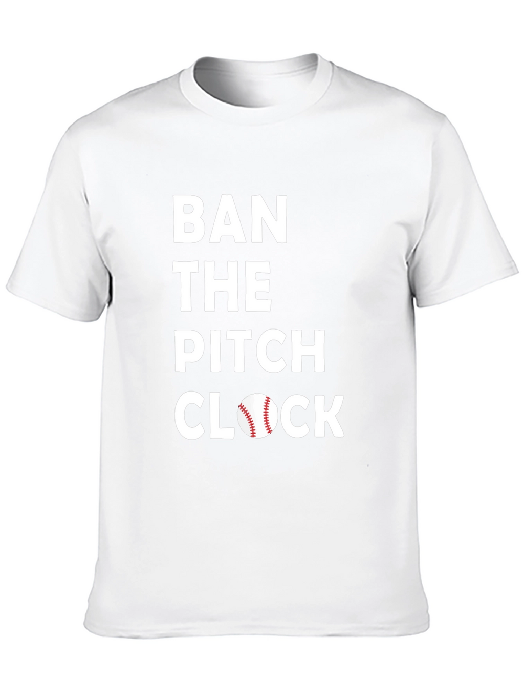 Ban the Pitch Clock Baseball T-Shirt