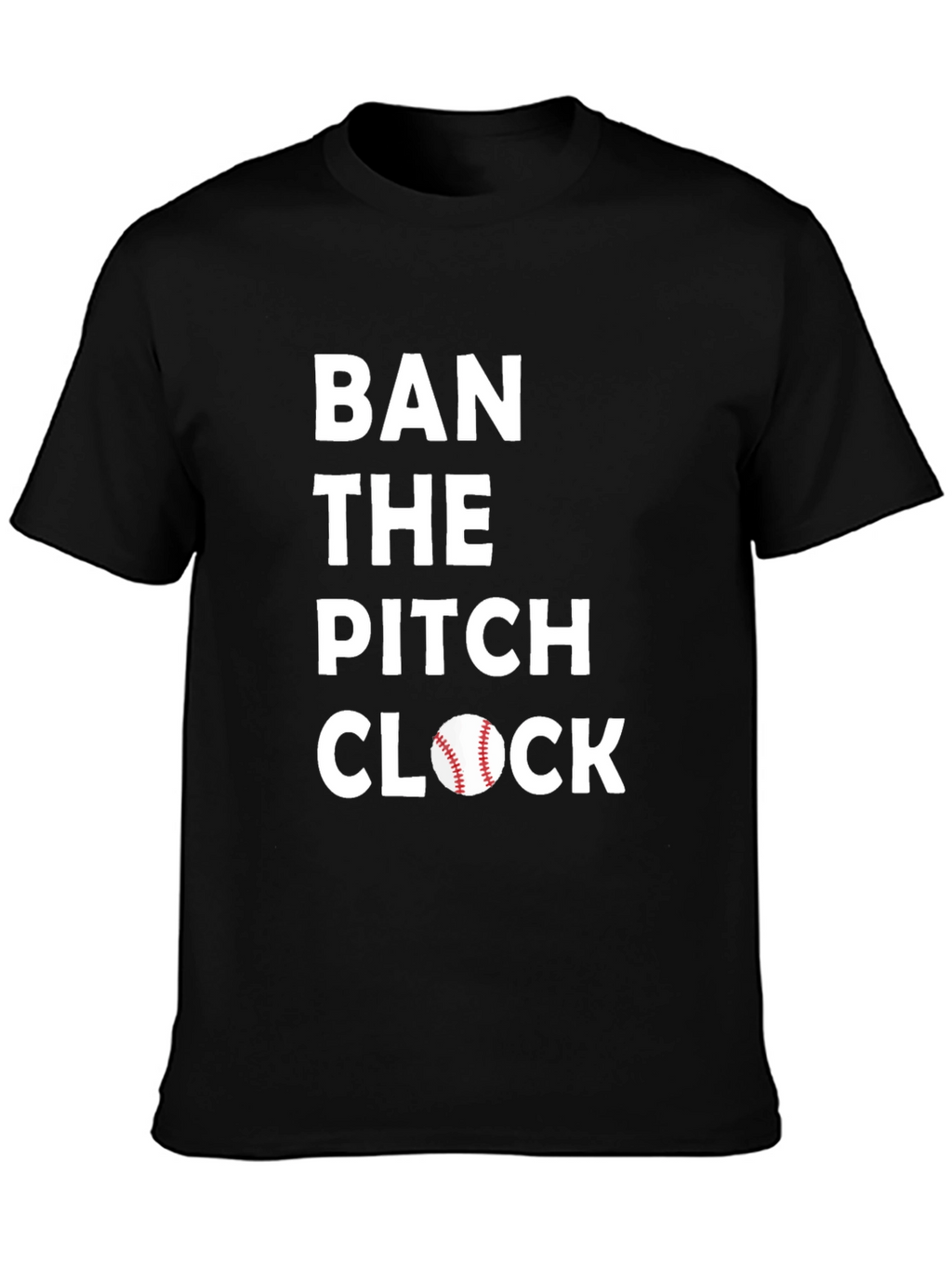 Ban the Pitch Clock Baseball T-Shirt