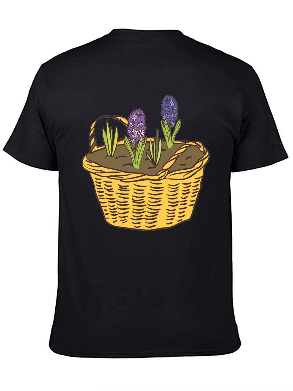 Basket of Flowers Graphic T-Shirt