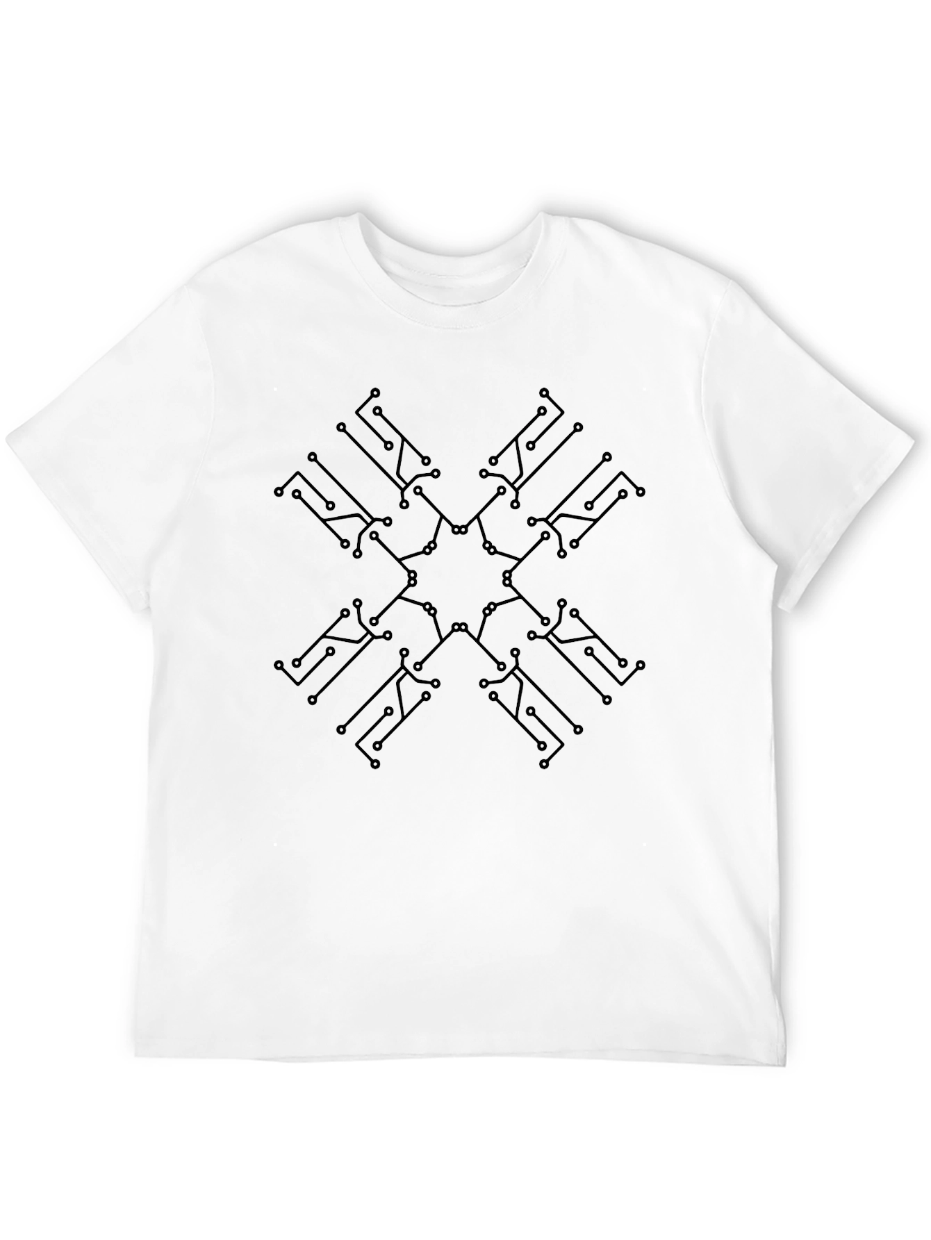 Circuitry Graphic Tee - Cool Geek Style