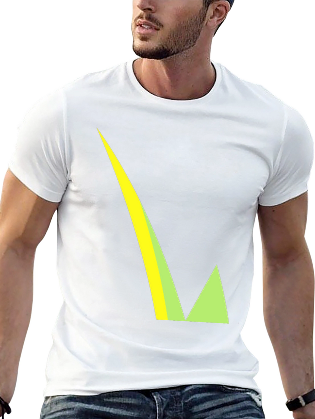 Geometric Arrow Tee - Modern Graphic T-Shirt