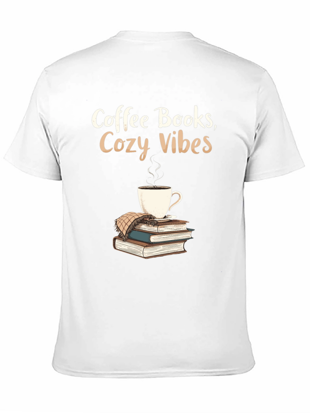 Coffee Books Cozy Vibes Graphic Tee