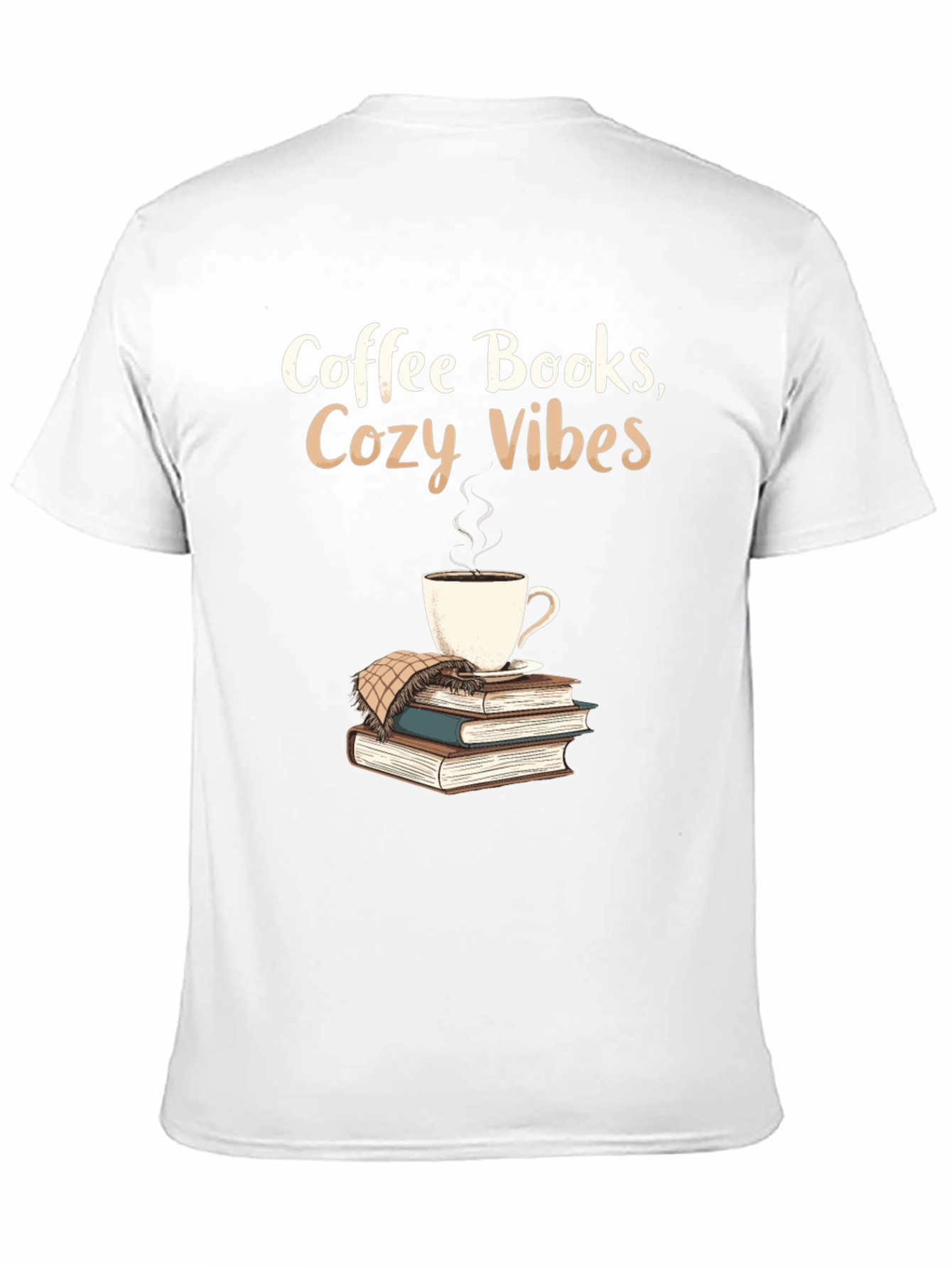 Coffee Books Cozy Vibes Graphic Tee