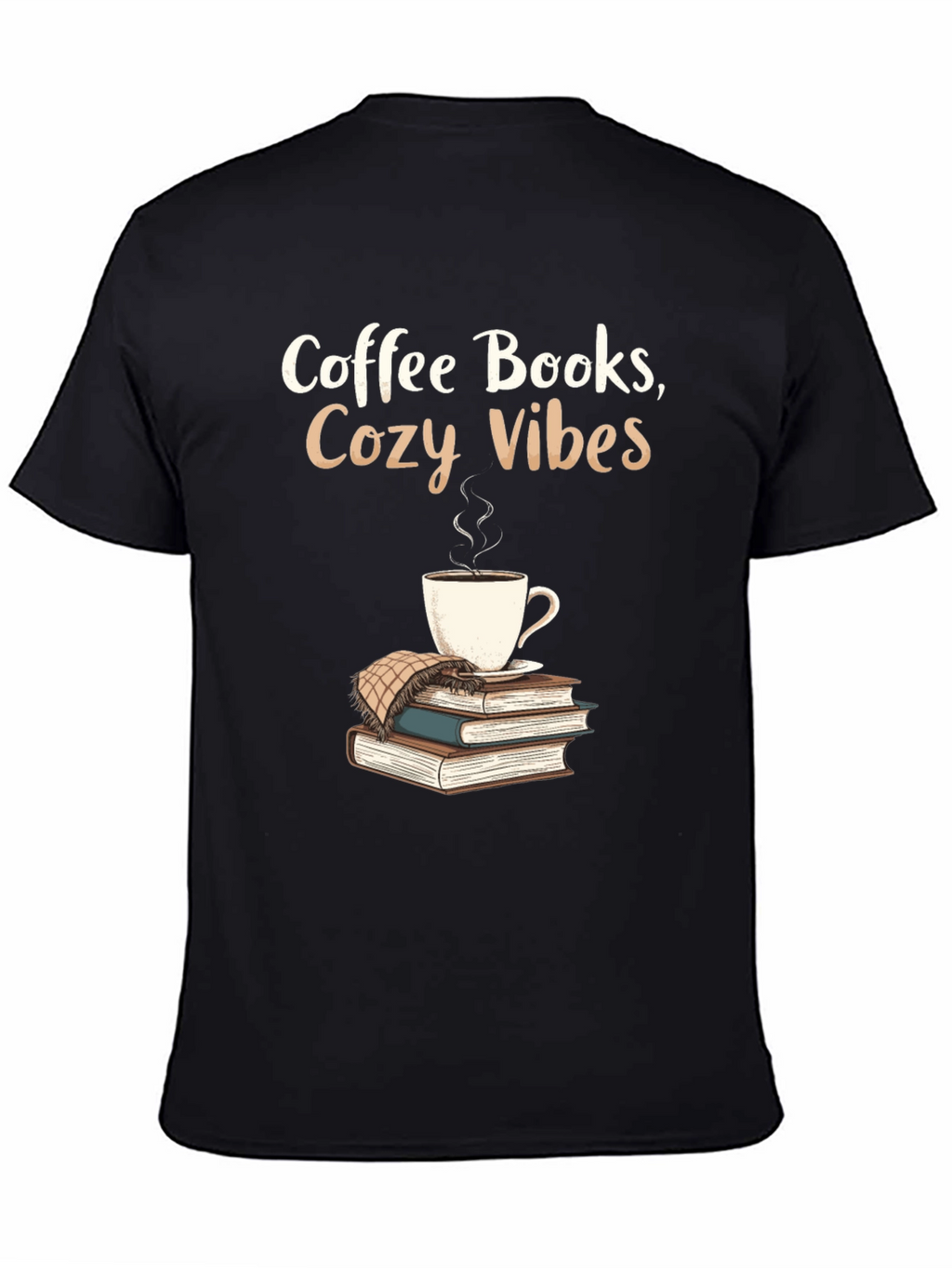 Coffee Books Cozy Vibes Graphic Tee