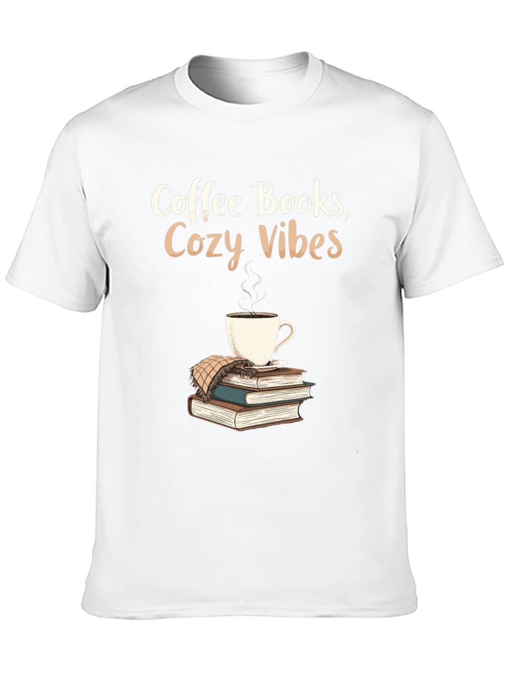 Coffee Books Cozy Vibes Graphic Tee