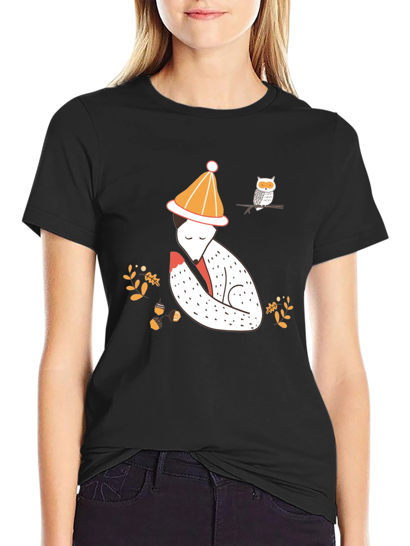 Fox and Owl Graphic Tee