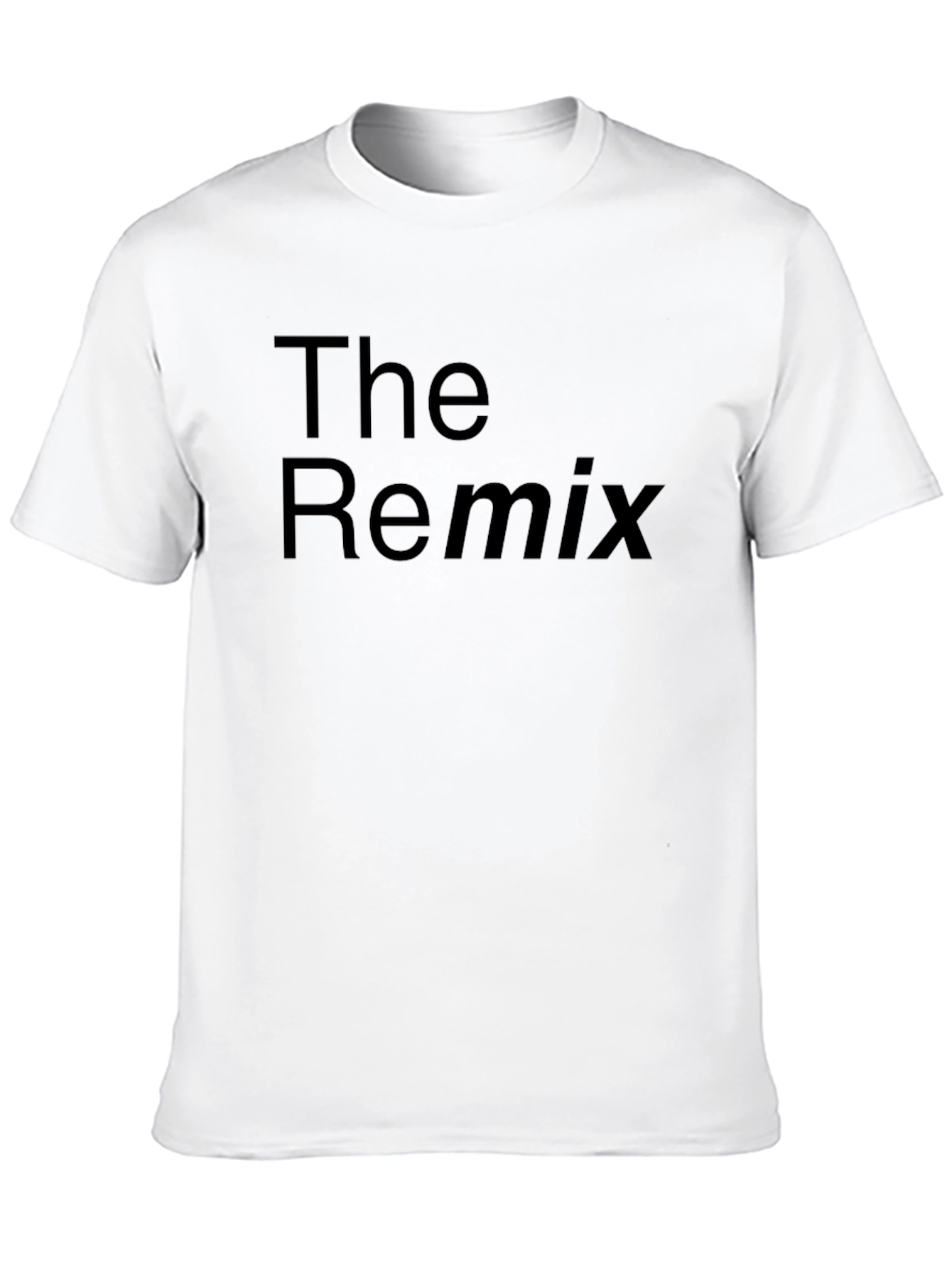 The Remix Black T-Shirt - Trendy Graphic Tee