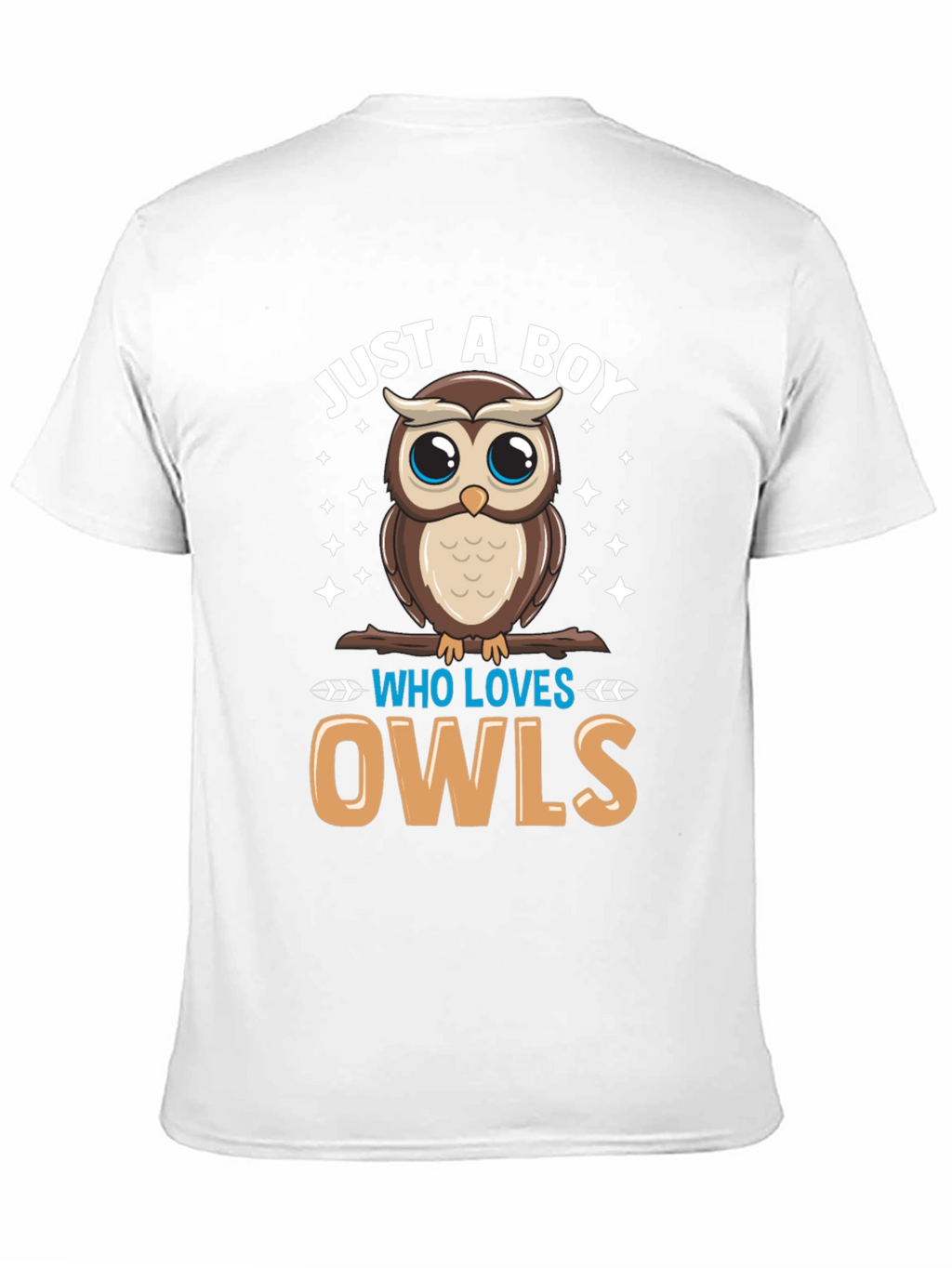 Boys Owl Lover T-Shirt - Cute Cartoon Design