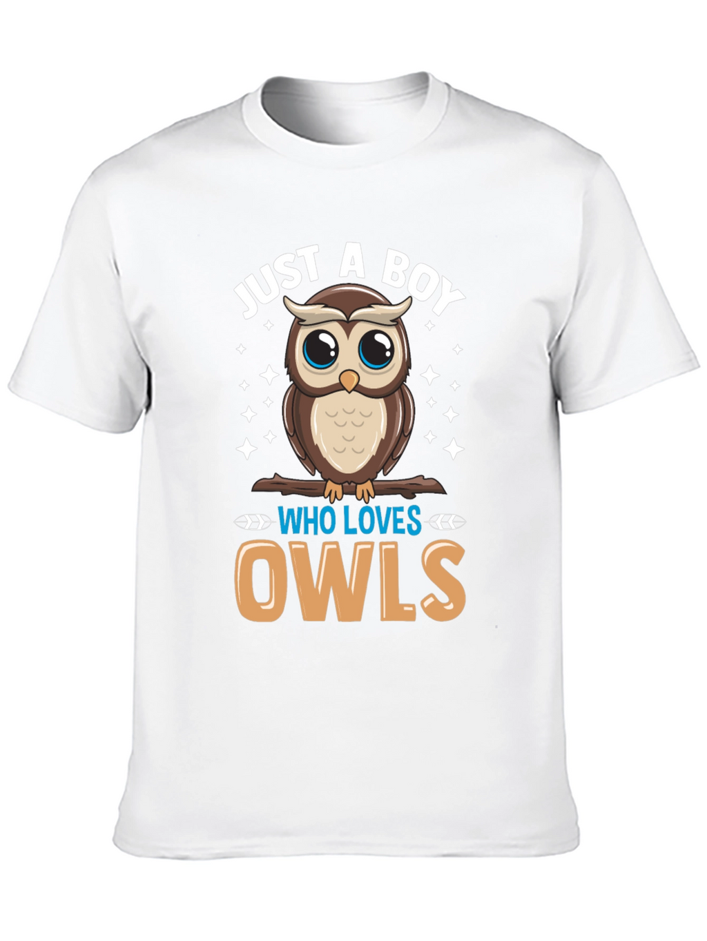 Boys Owl Lover T-Shirt - Cute Cartoon Design