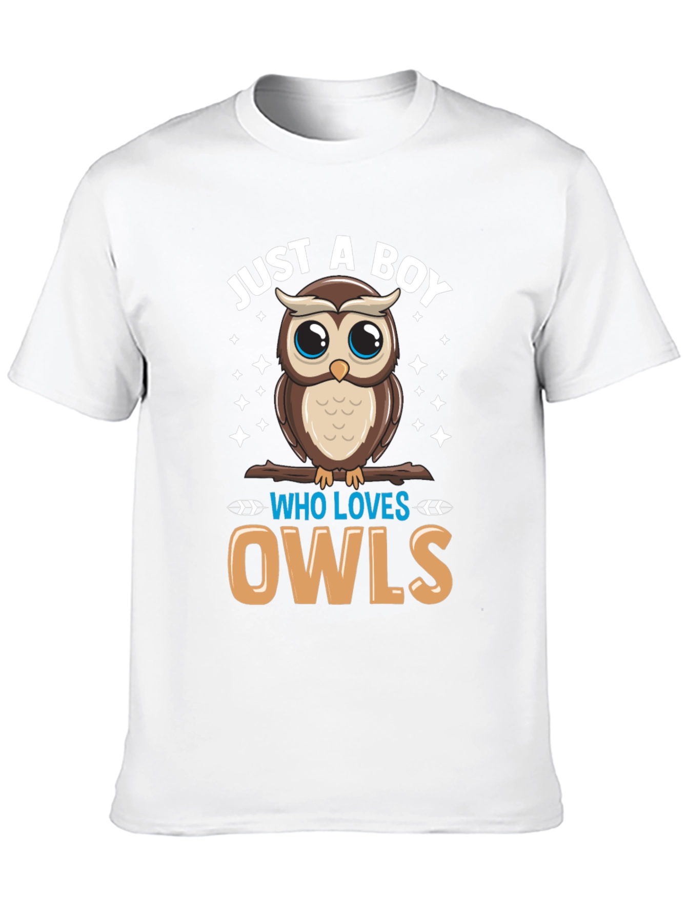 Boys Owl Lover T-Shirt - Cute Cartoon Design