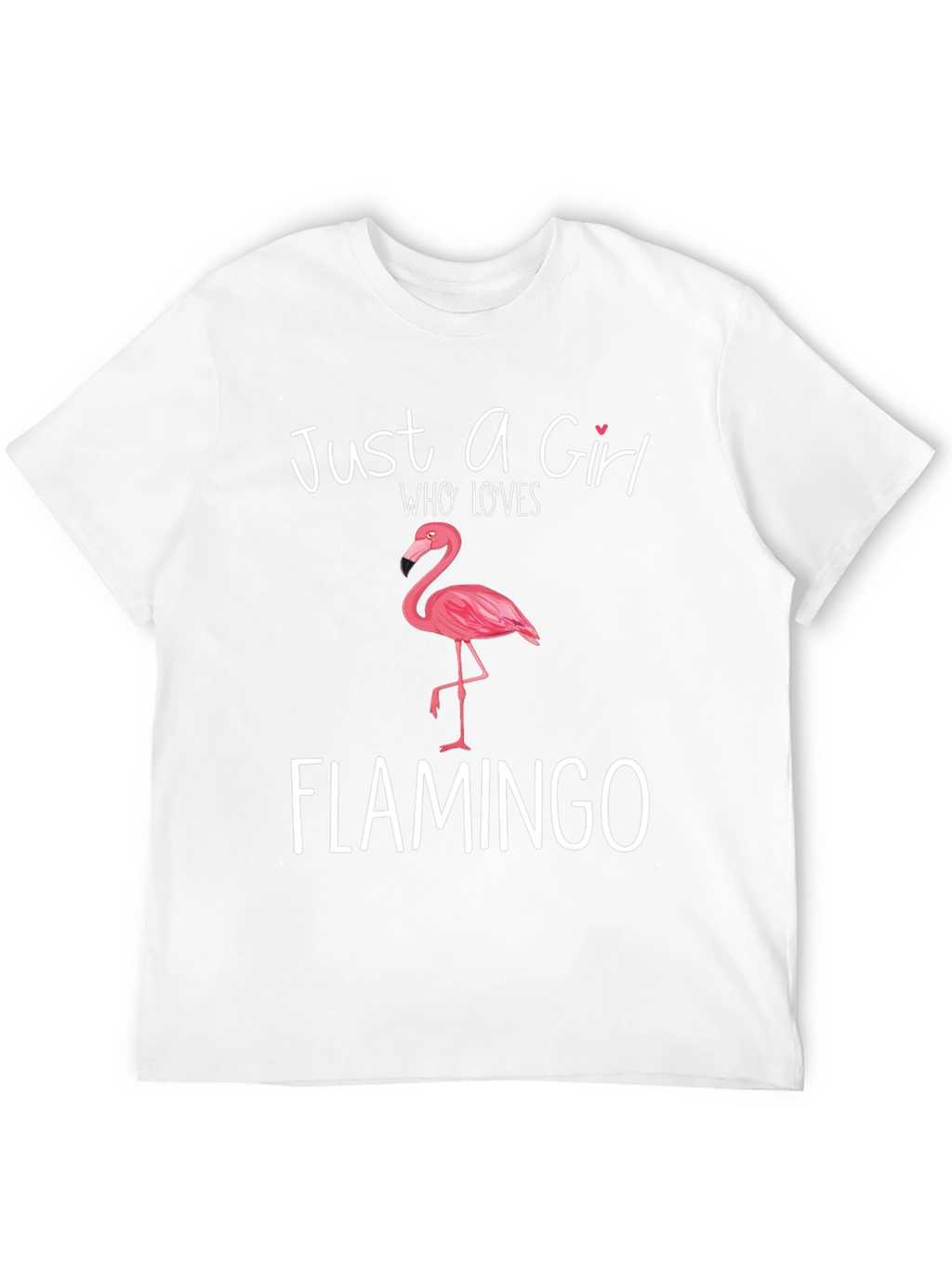 Flamingo Girl T-Shirt - Cute Animal Lover Tee