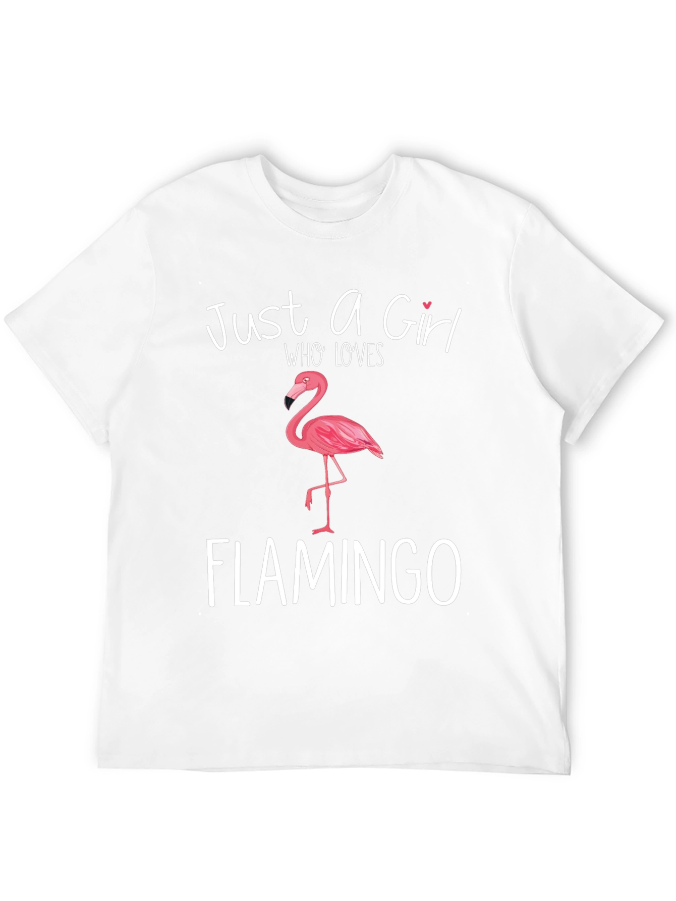 Flamingo Girl T-Shirt - Cute Animal Lover Tee