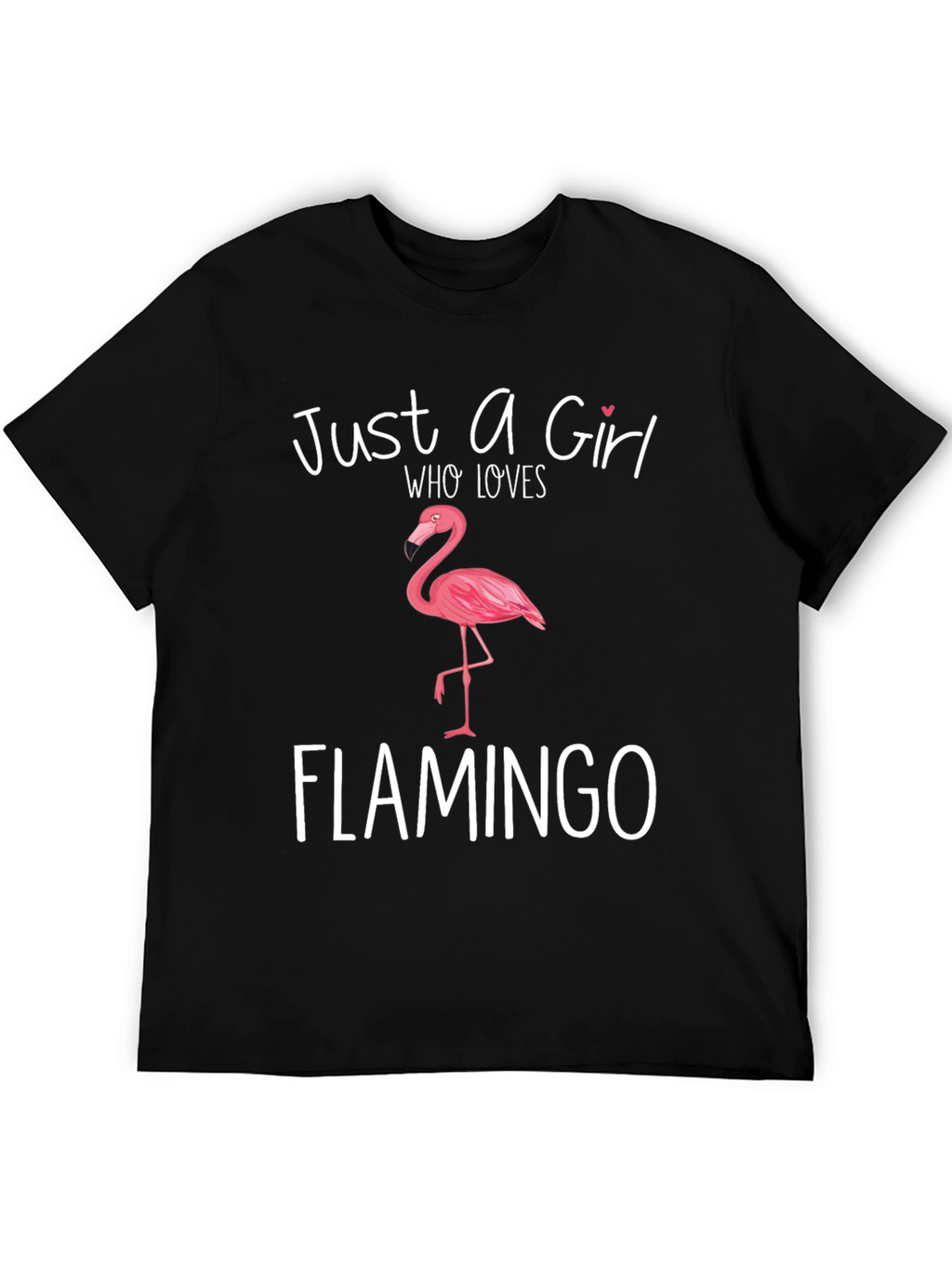 Flamingo Girl T-Shirt - Cute Animal Lover Tee