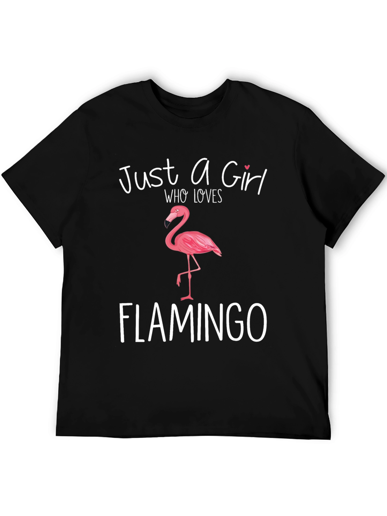 Flamingo Girl T-Shirt - Cute Animal Lover Tee