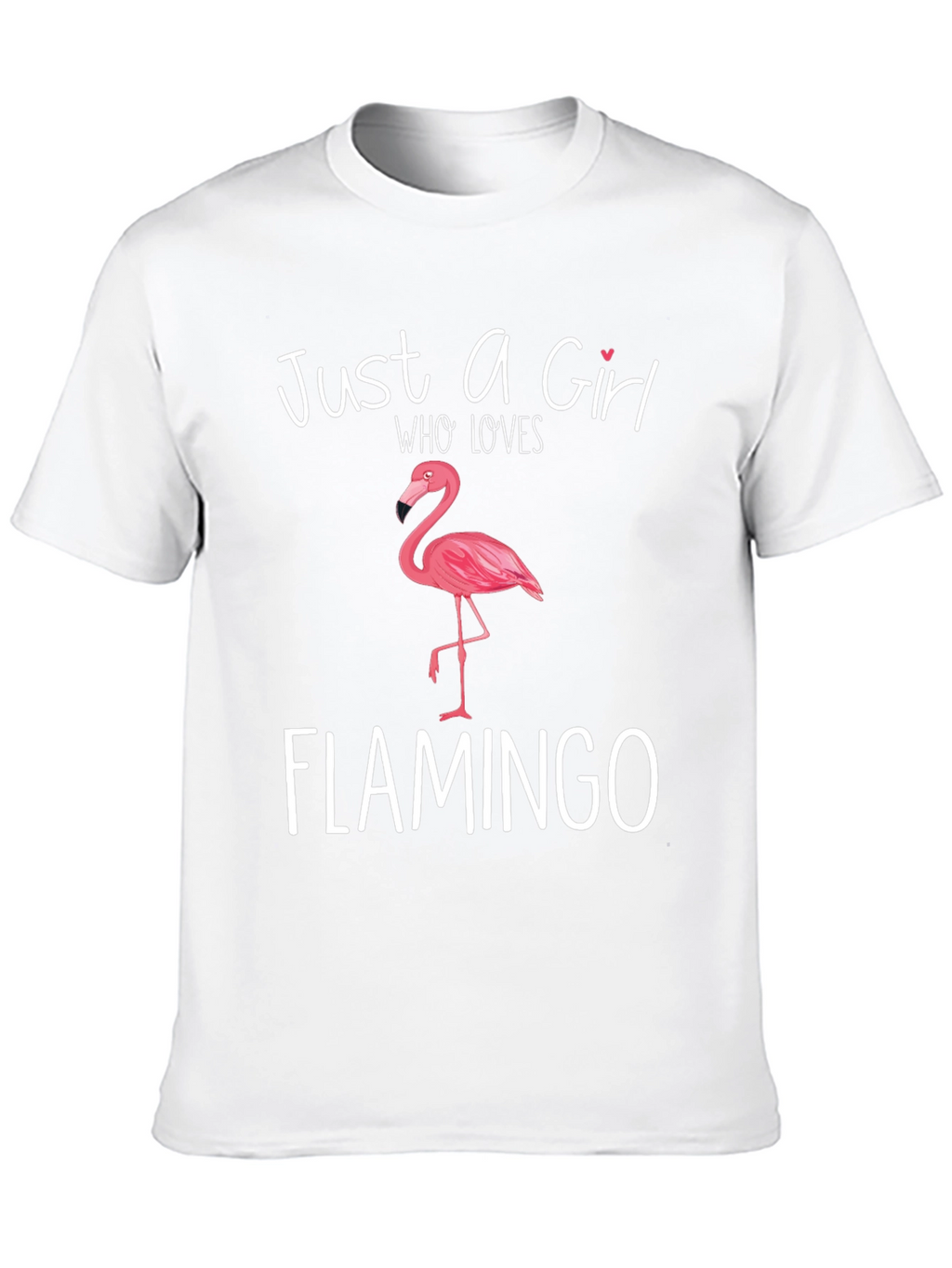 Flamingo Girl T-Shirt - Cute Animal Lover Tee