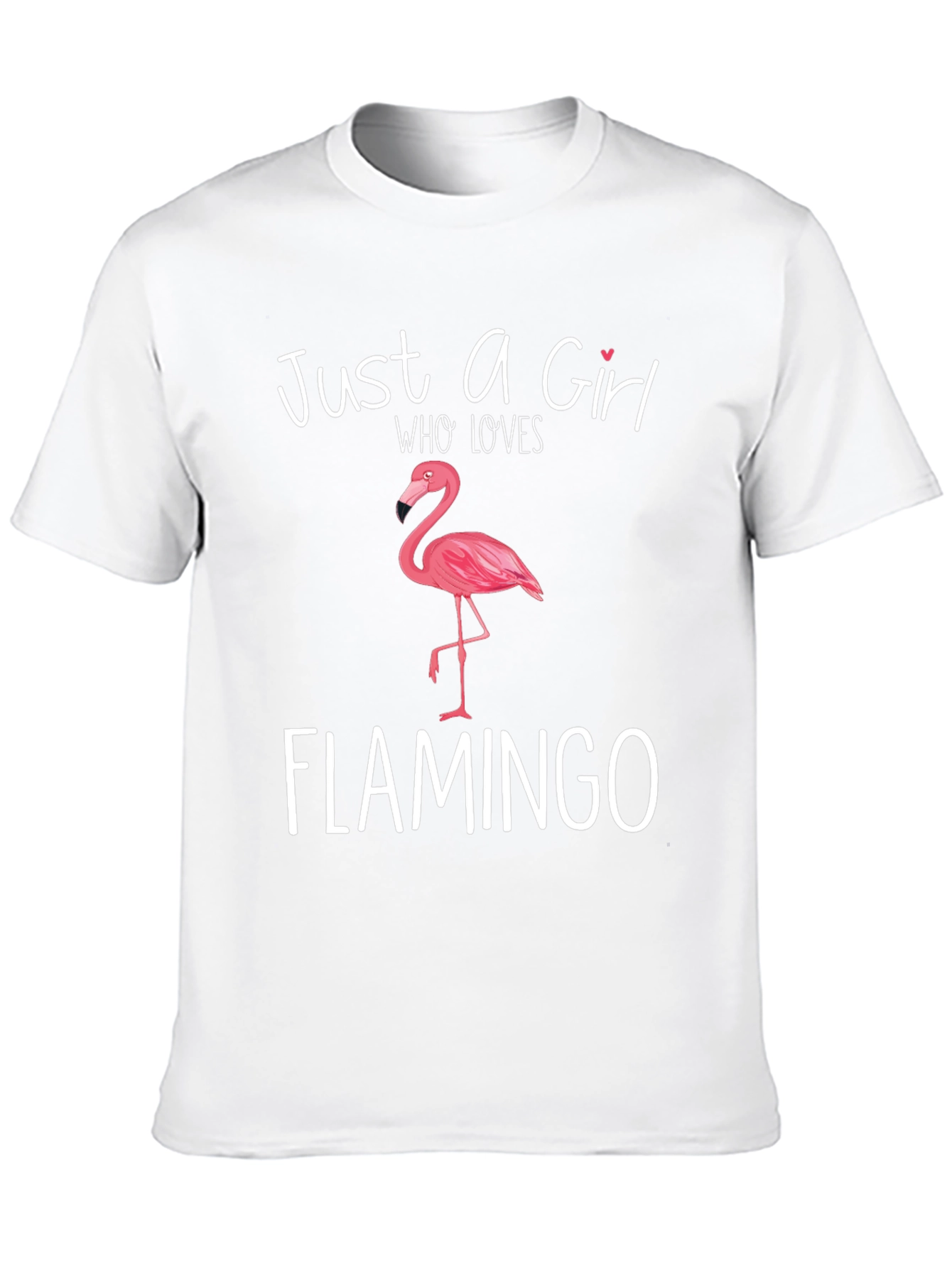 Flamingo Girl T-Shirt - Cute Animal Lover Tee