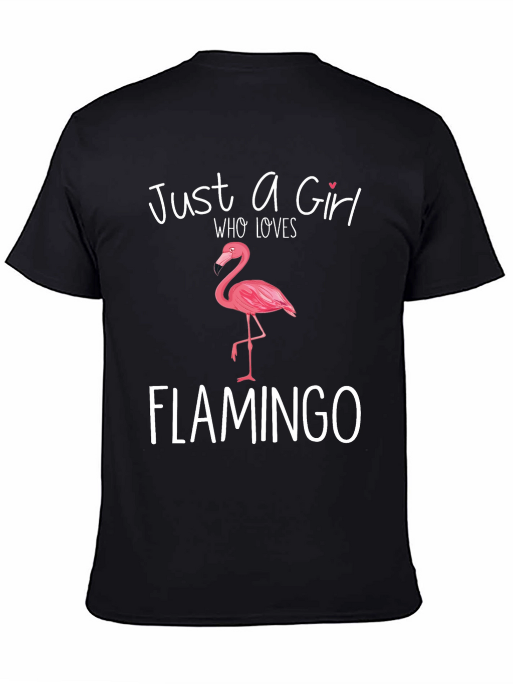 Flamingo Girl T-Shirt - Cute Animal Lover Tee