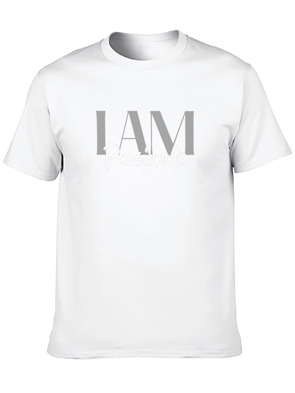 I AM Passionate Graphic Tee - Black