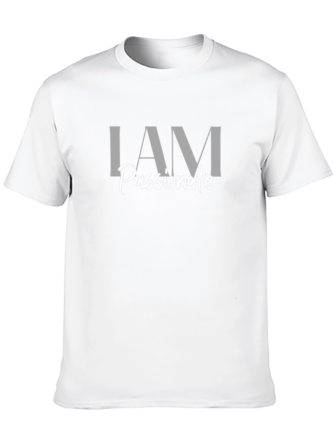 I AM Passionate Graphic Tee - Black